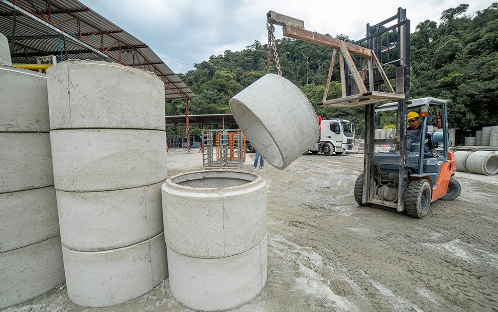 concreto pré-moldado